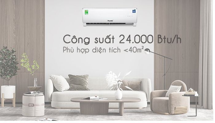 Công suất điều hòa nhỏ
